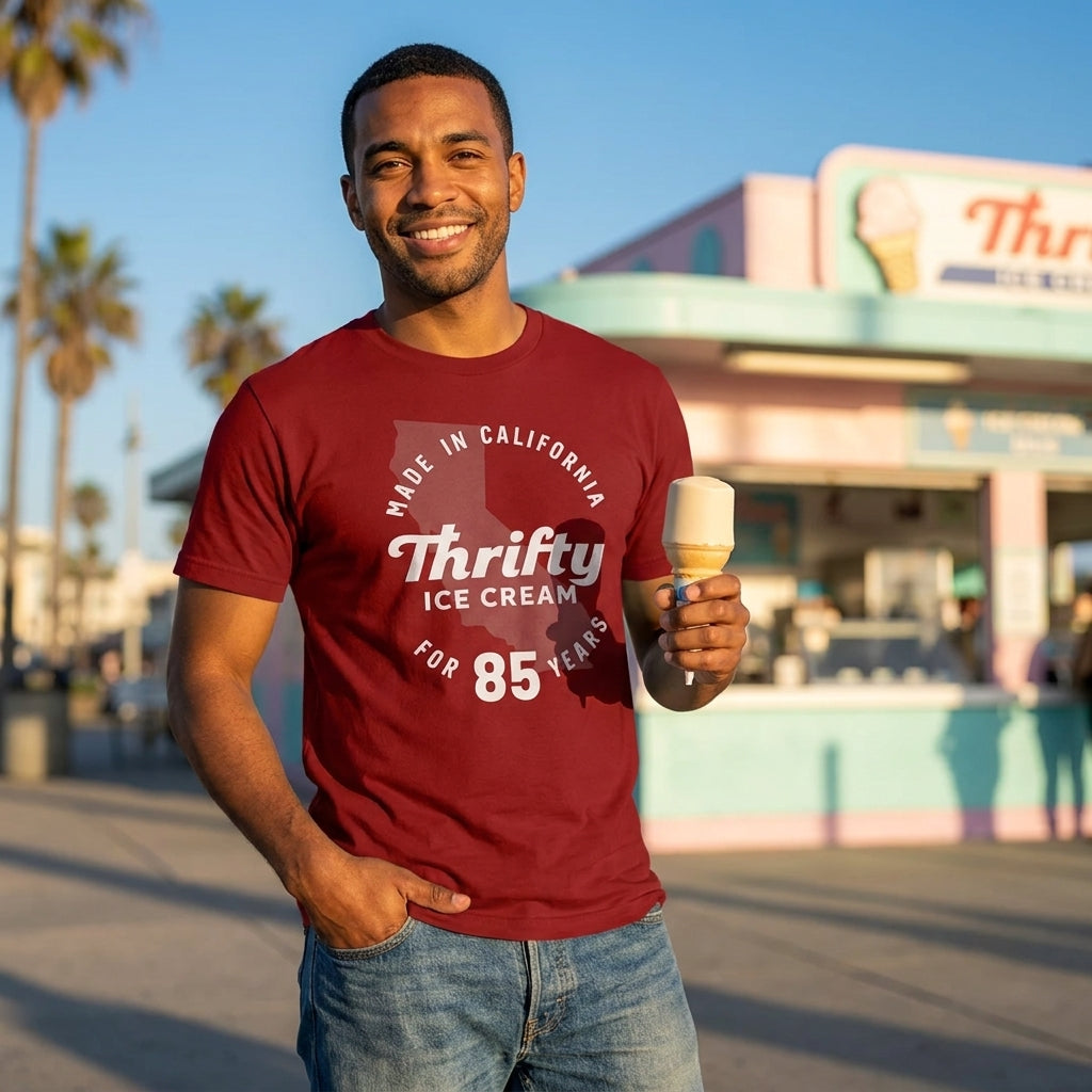 Thrifty Ice Cream “Made in California” T-Shirt – Thrifty Ice Cream