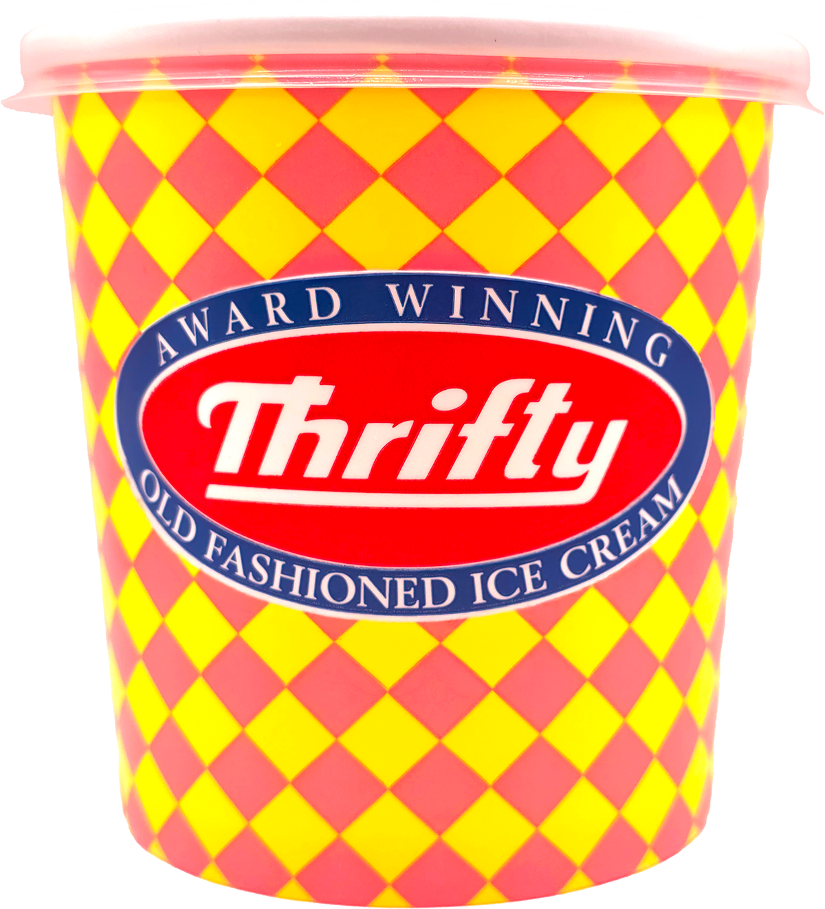 16oz Thrifty Branded Ice Cream Cup with Lid – Case of 250