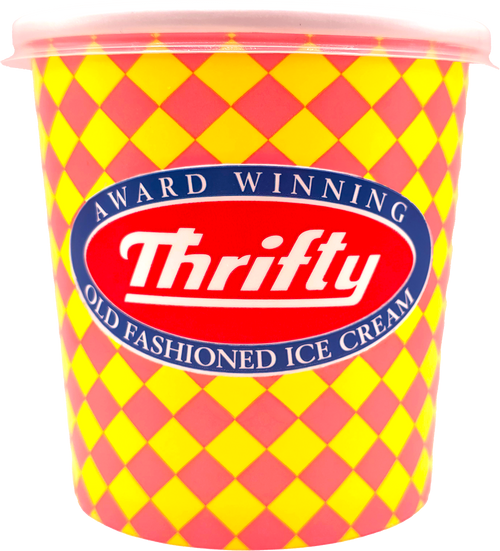 16oz Thrifty Branded Ice Cream Cup with Lid – Case of 250