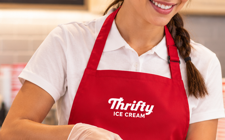 Thrifty Logo Service Apron