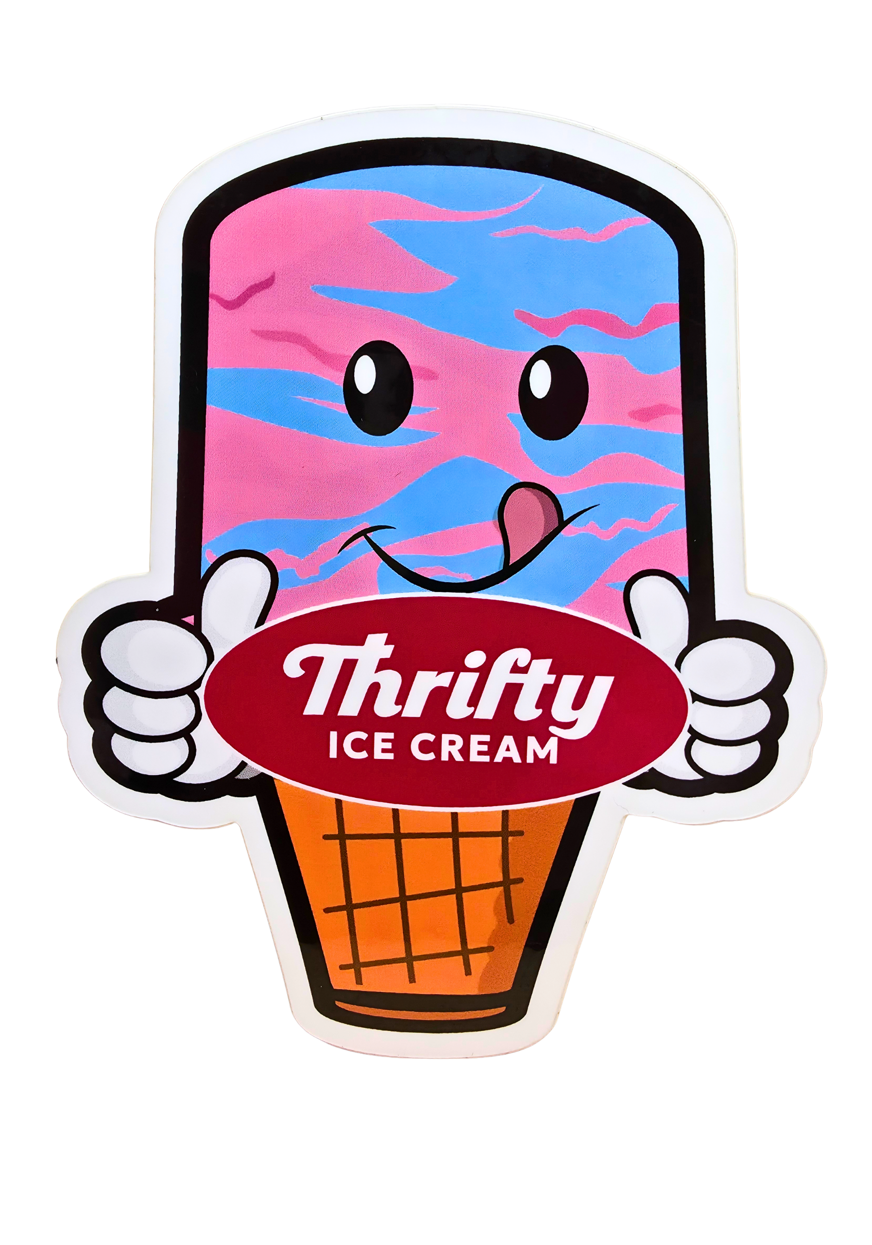 Thrifty Cone Boy Stickers