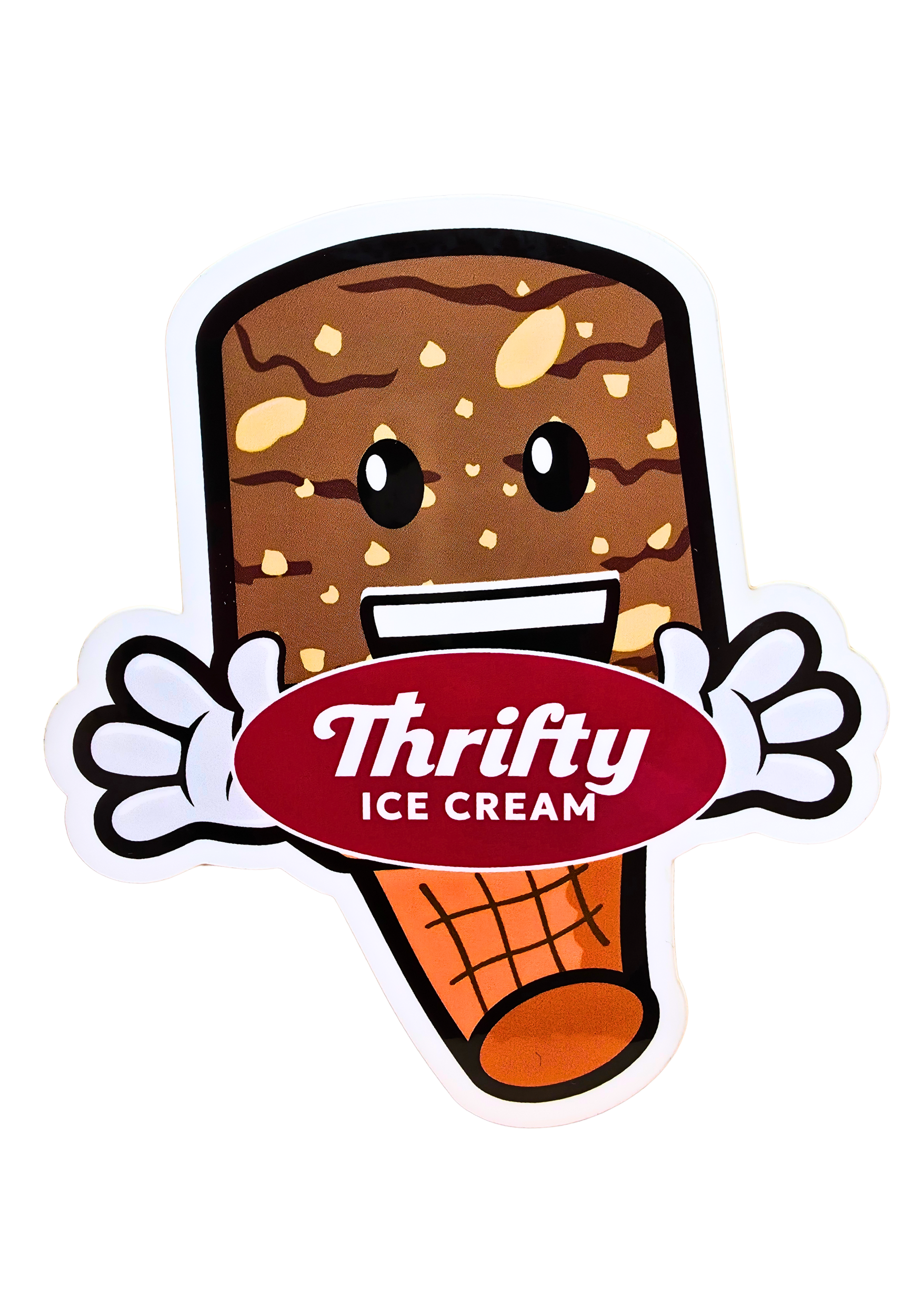 Thrifty Cone Boy Stickers