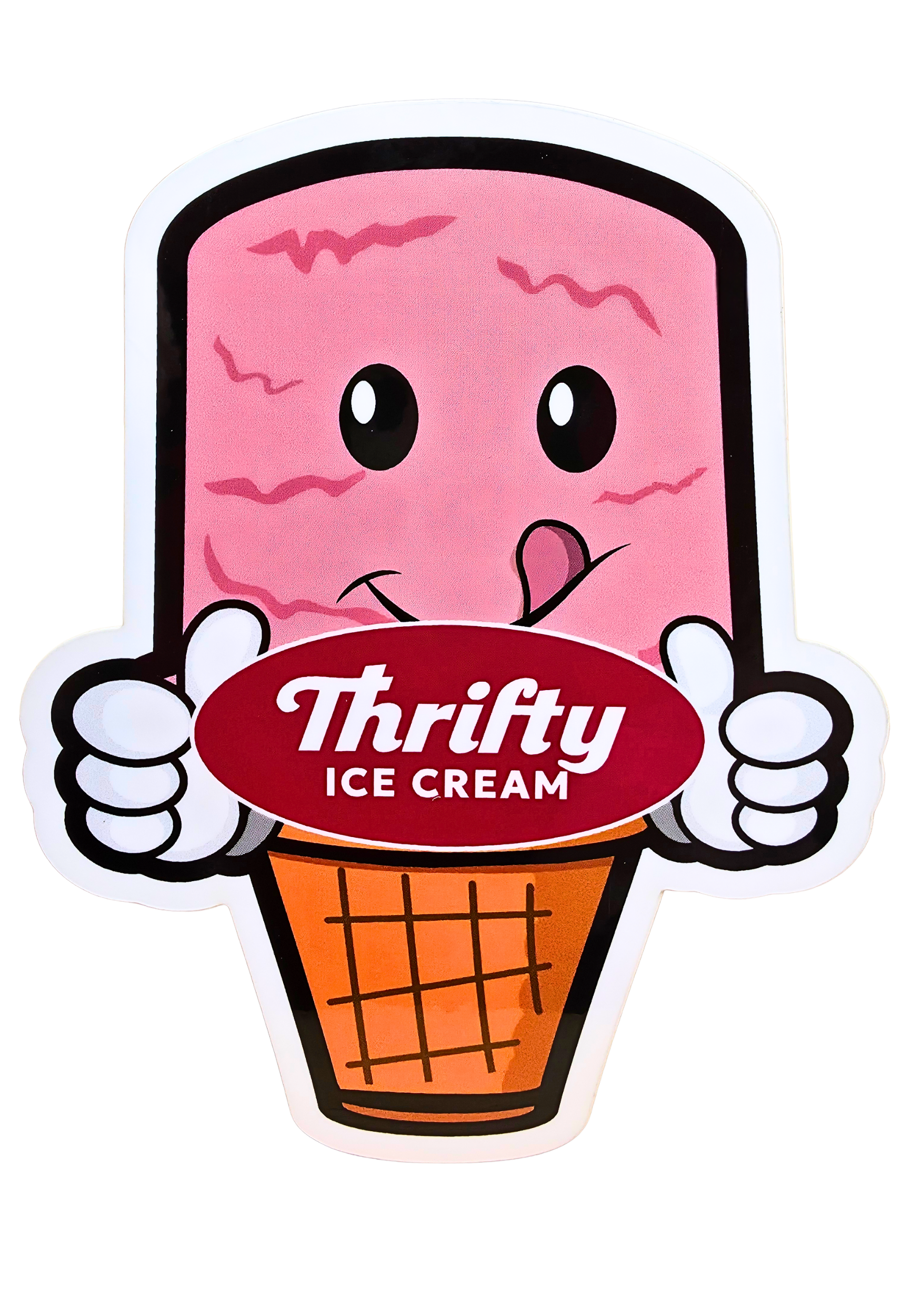Thrifty Cone Boy Stickers
