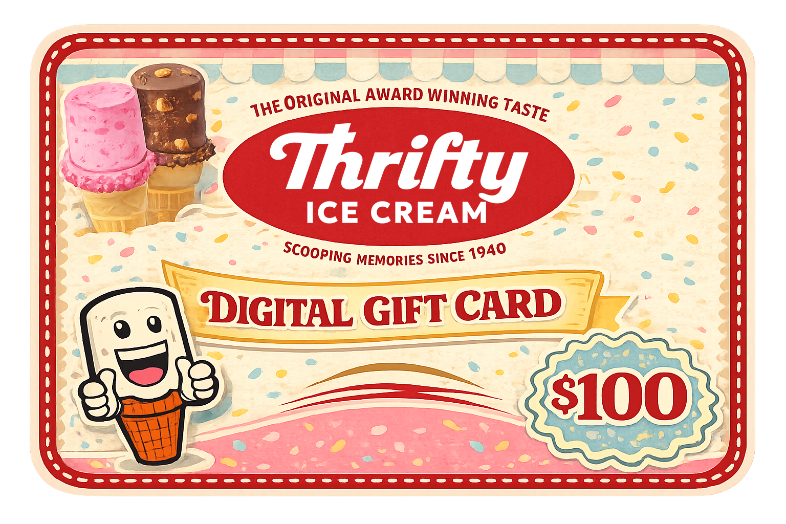 Thrifty Ice Cream Shop Gift Card