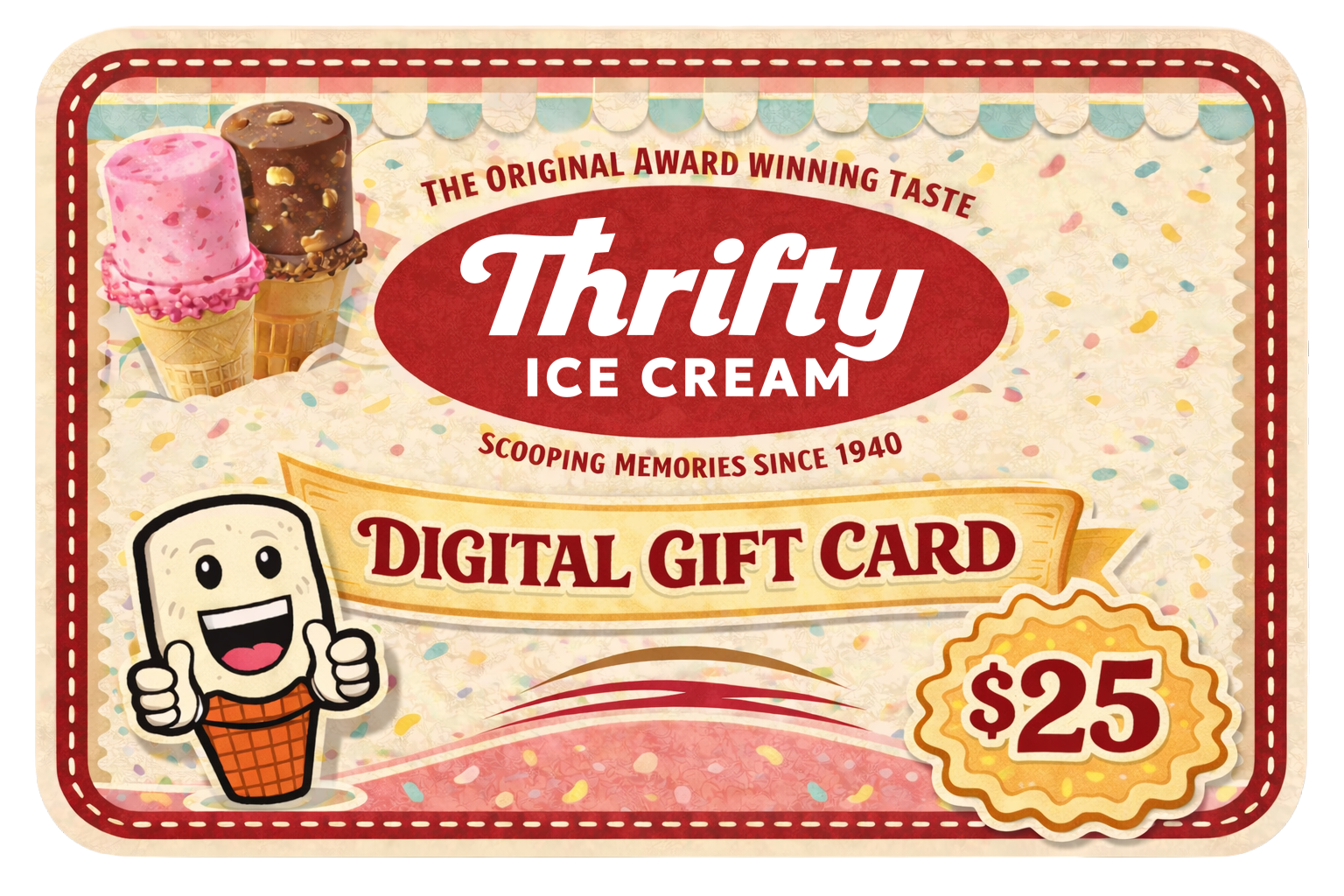Thrifty Ice Cream Shop Gift Card