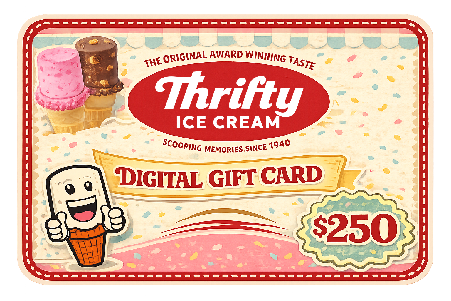 Thrifty Ice Cream Shop Gift Card