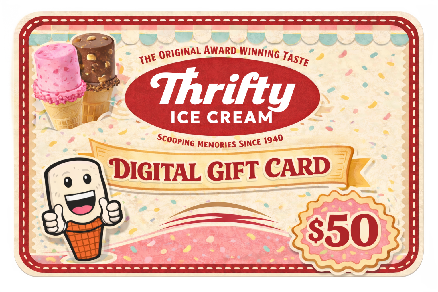 Thrifty Ice Cream Shop Gift Card