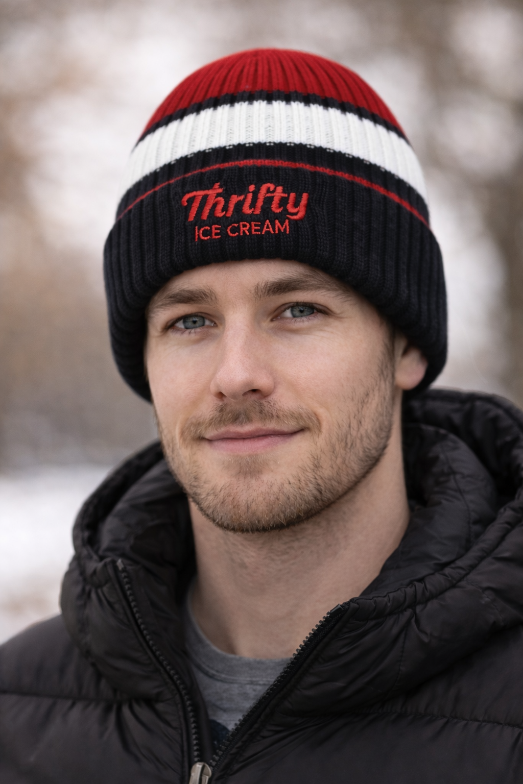 Thrifty Colorblock Cuffed Beanie