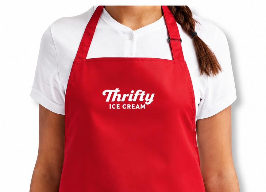 Thrifty Logo Service Apron