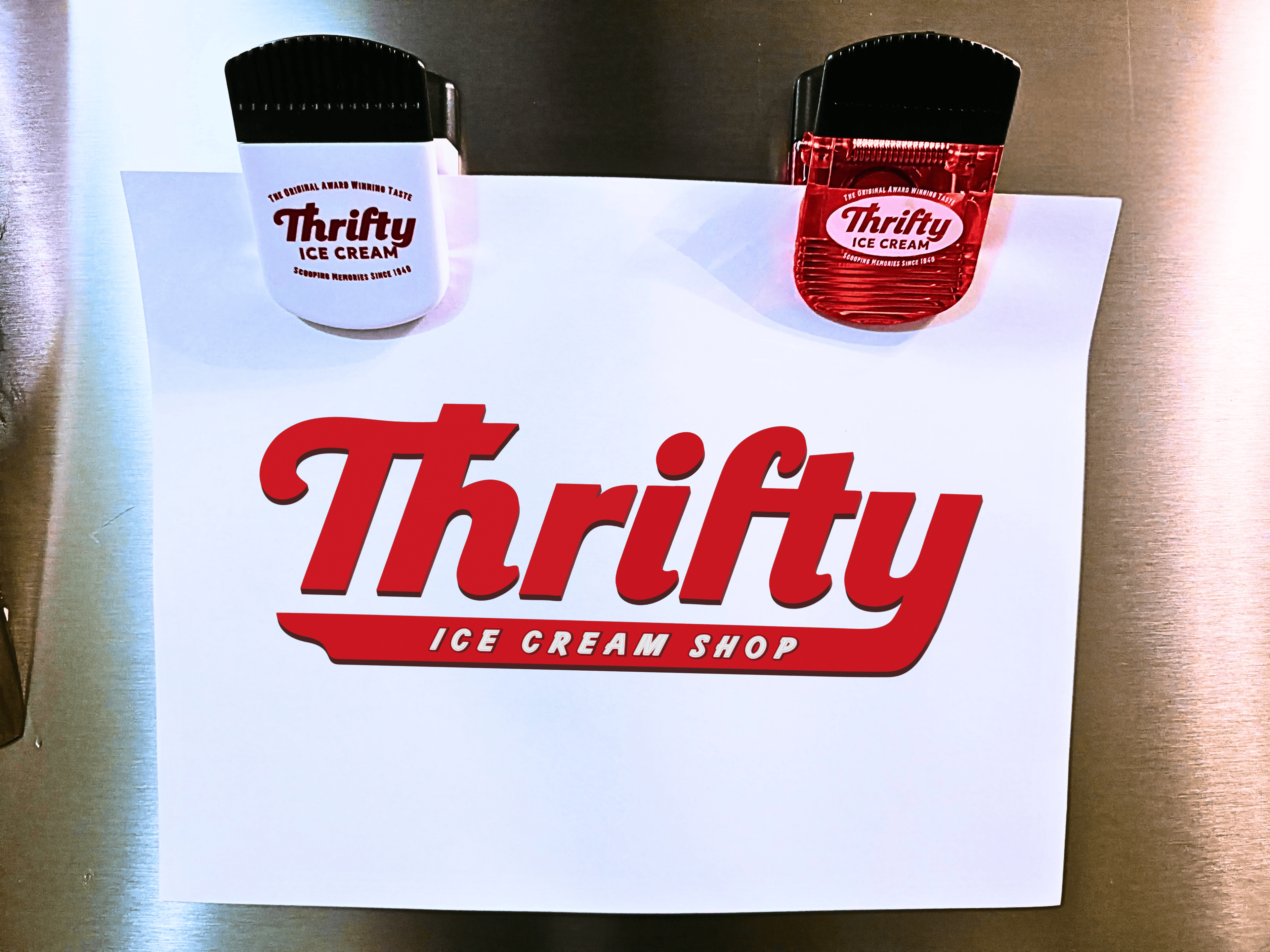 Thrifty Ice Cream Clip Magnets