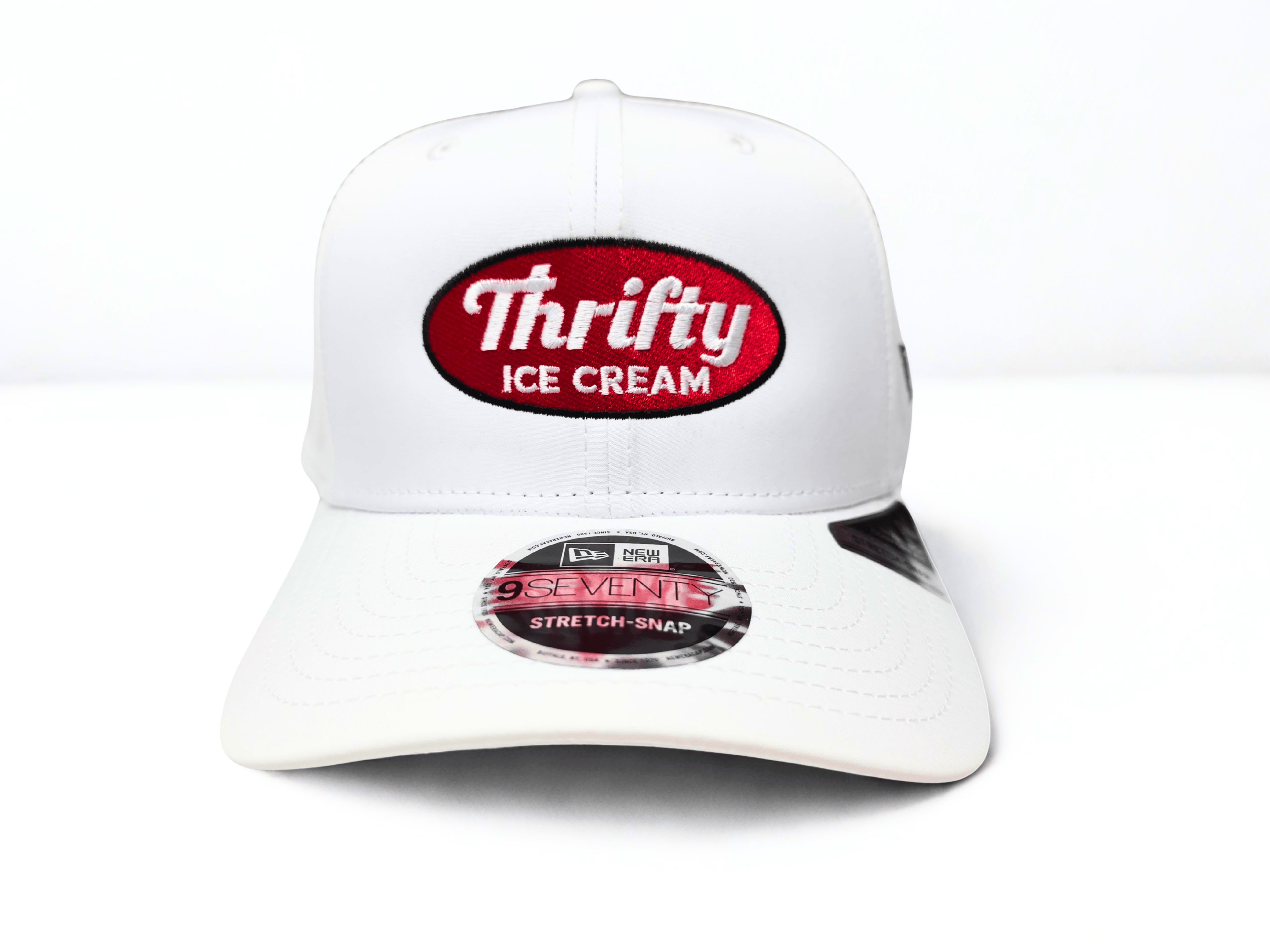 Thrifty Ice Cream White Snapback Hat – Classic Edition
