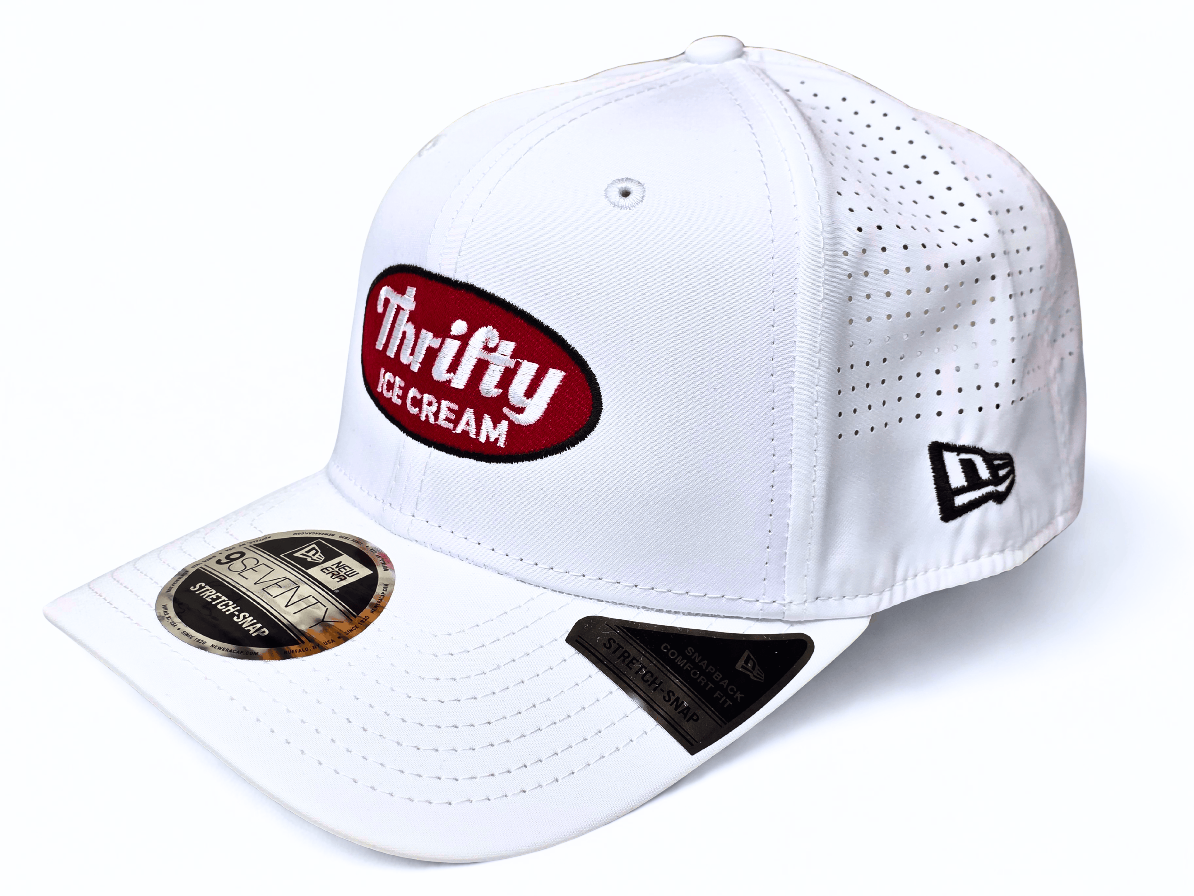 Thrifty Ice Cream White Snapback Hat – Classic Edition