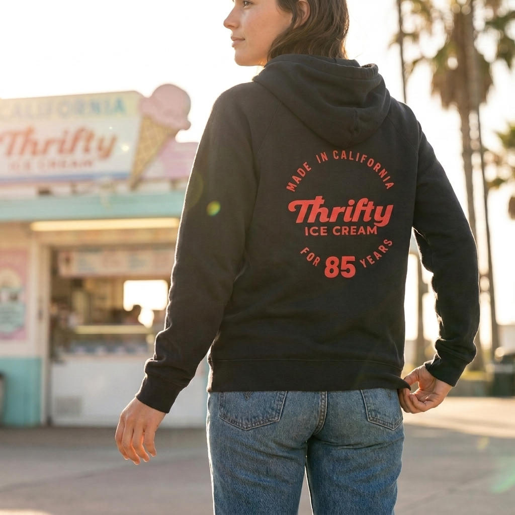 Thrifty Zip Up Hoodie
