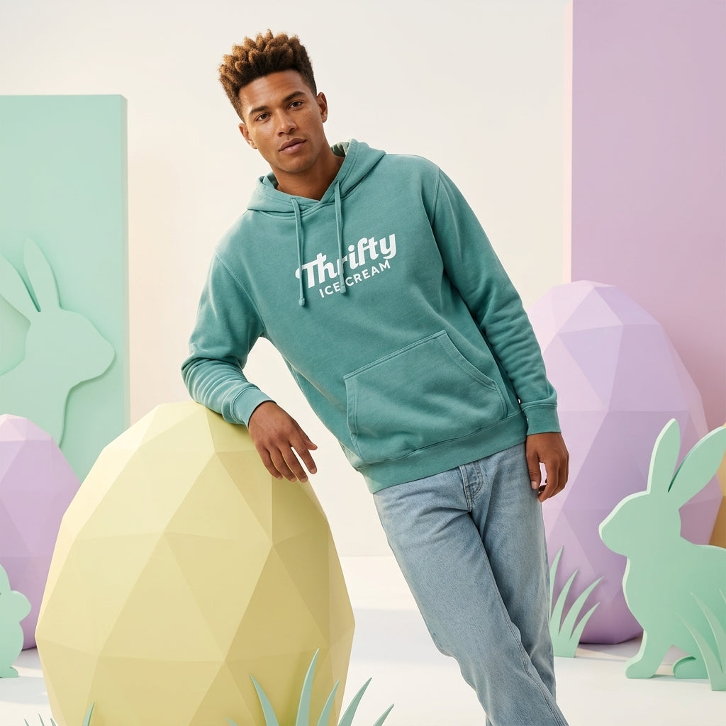 Thrifty Logo Sweatshirt - Light Green