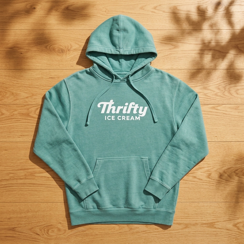 Thrifty Logo Sweatshirt - Light Green