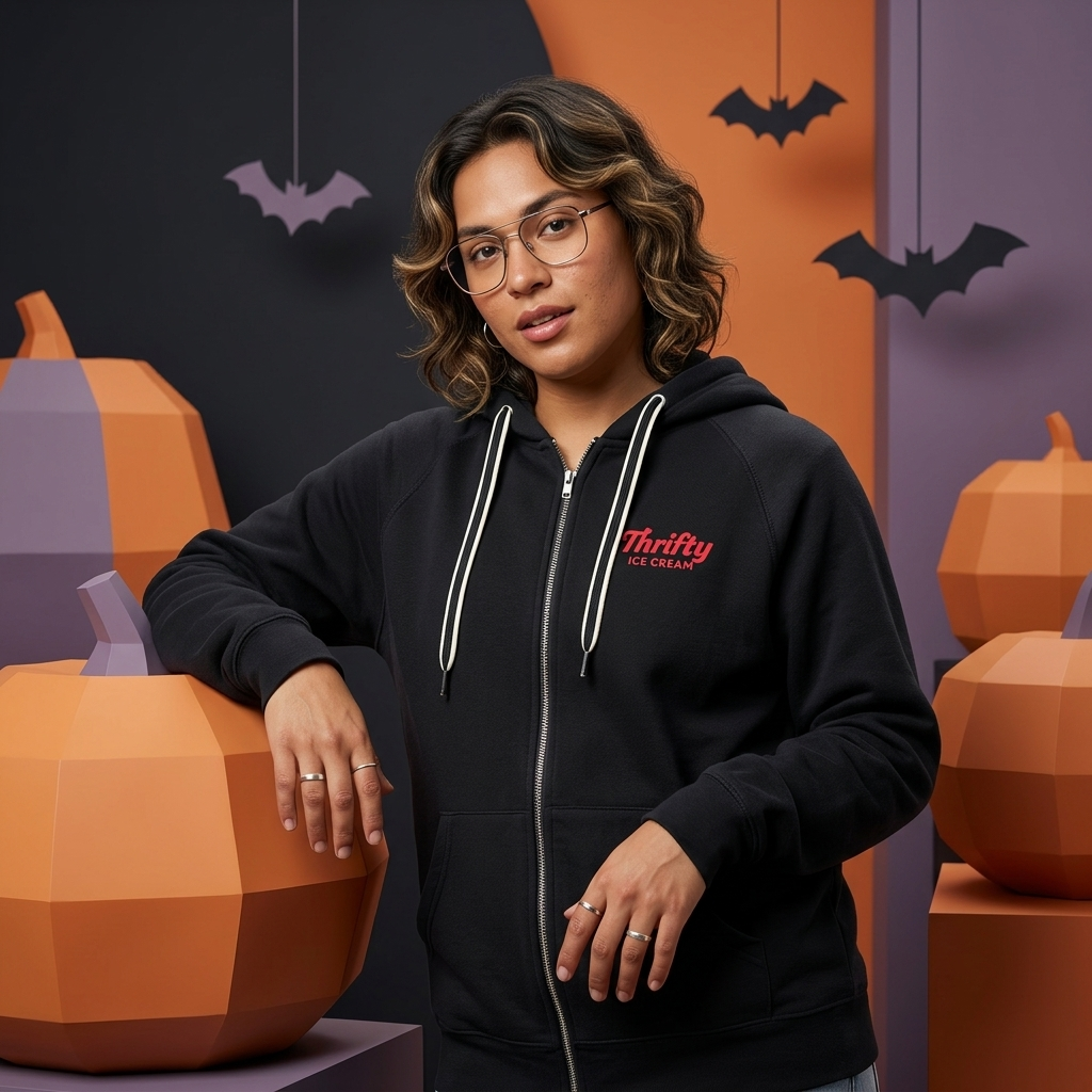Thrifty Zip Up Hoodie
