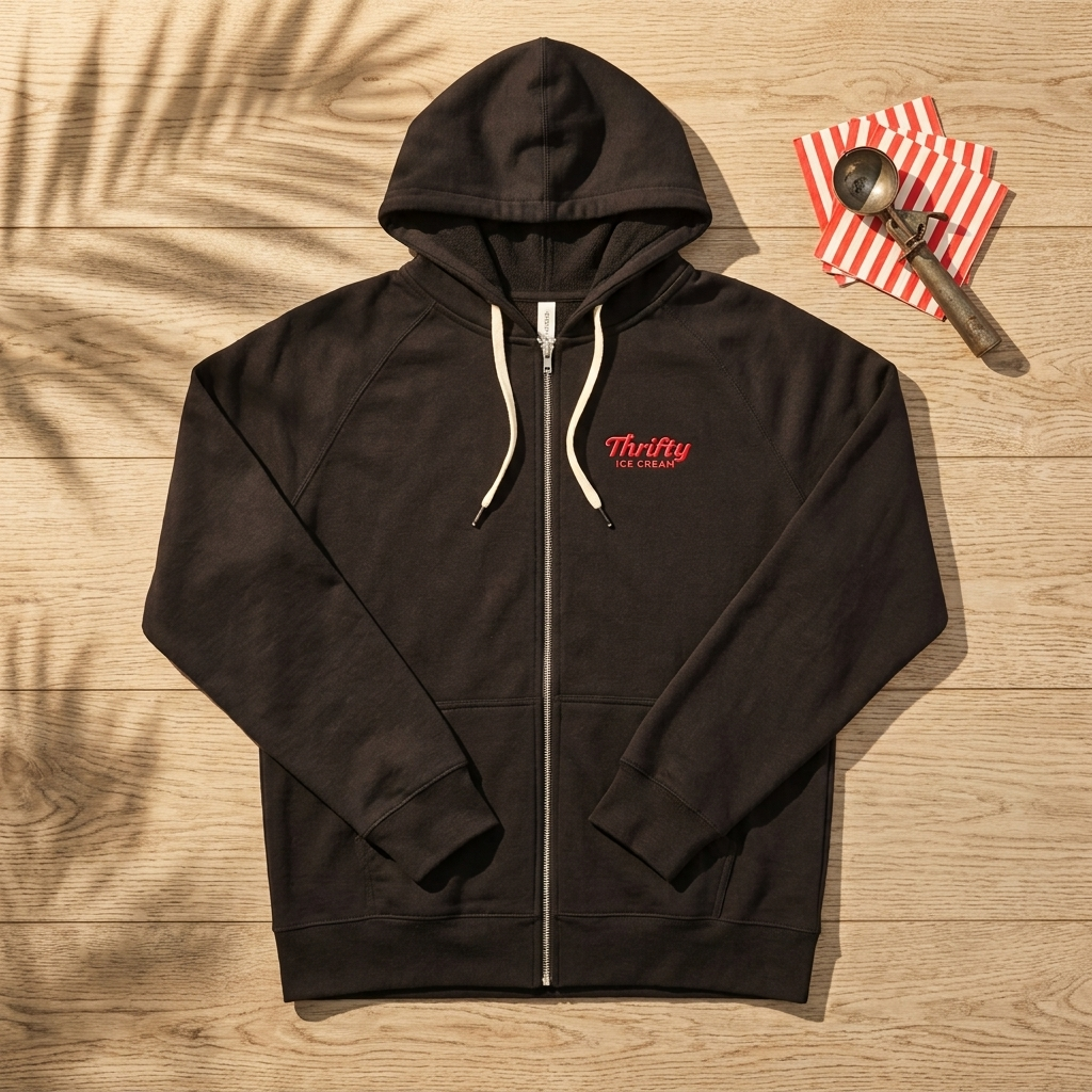Thrifty Zip Up Hoodie
