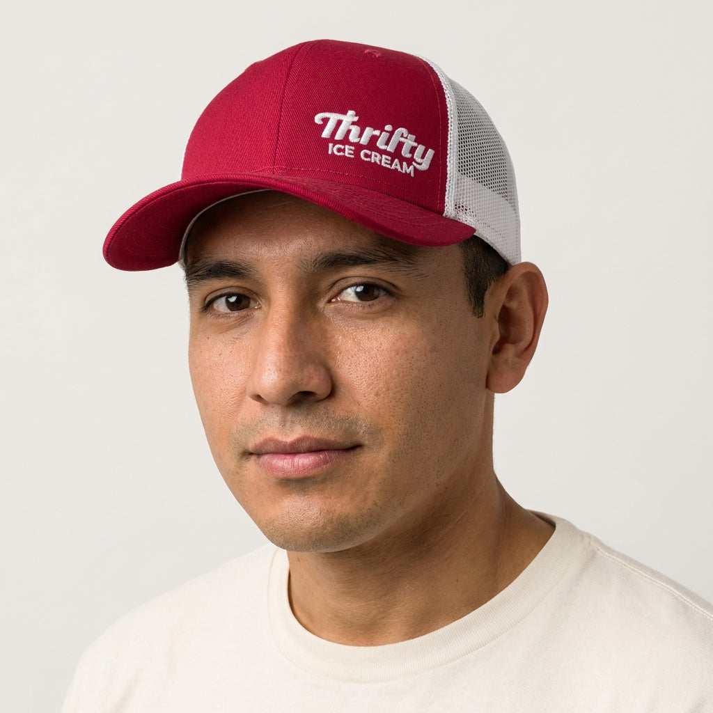 Thrifty Ice Cream Red & White Snapback