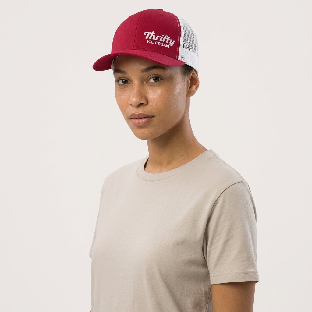 Thrifty Ice Cream Red & White Snapback